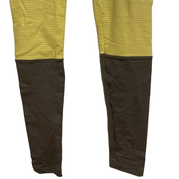 VSX Sport Knockout Tight Full Length Mesh Neon Panel Leggings Size XS - Picture 3 of 8